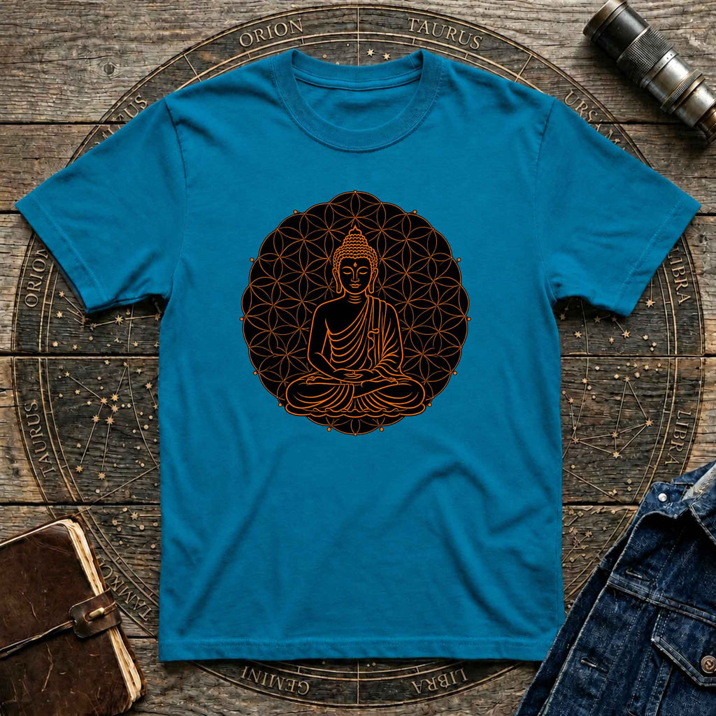 Buddha Sacred Geometry Mandala tee