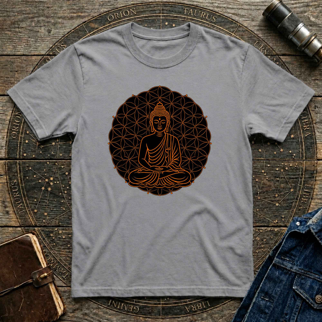Buddha Sacred Geometry Mandala tee