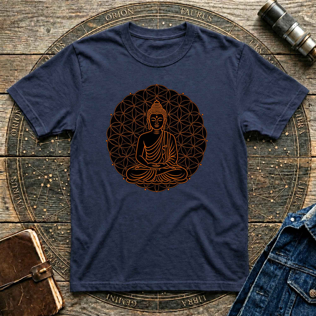 Buddha Sacred Geometry Mandala tee