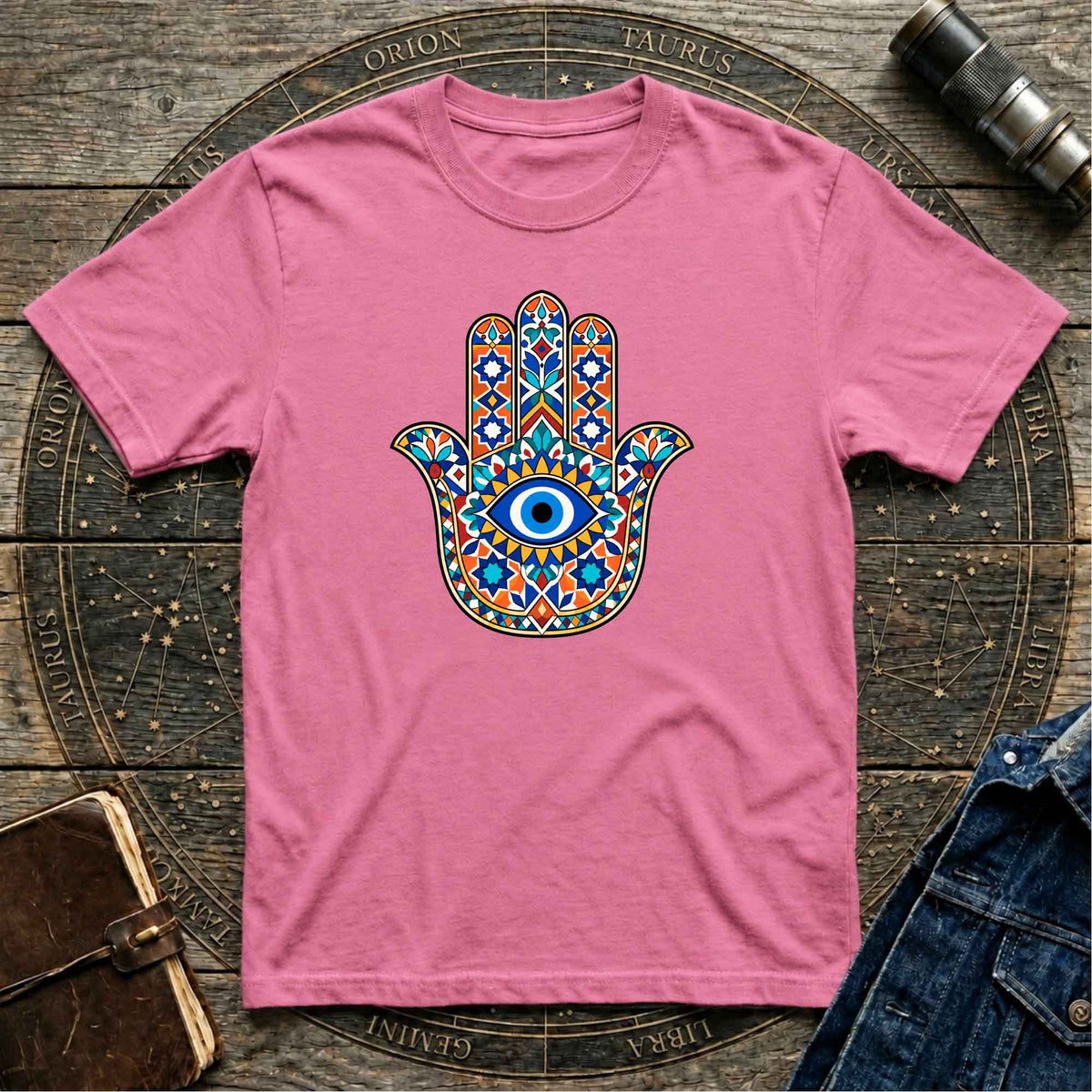 Hamsa Mosaic Art T-Shirt