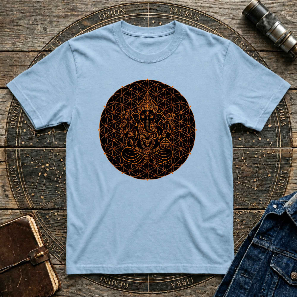 Ganesh Mandala Vivid  T-Shirt