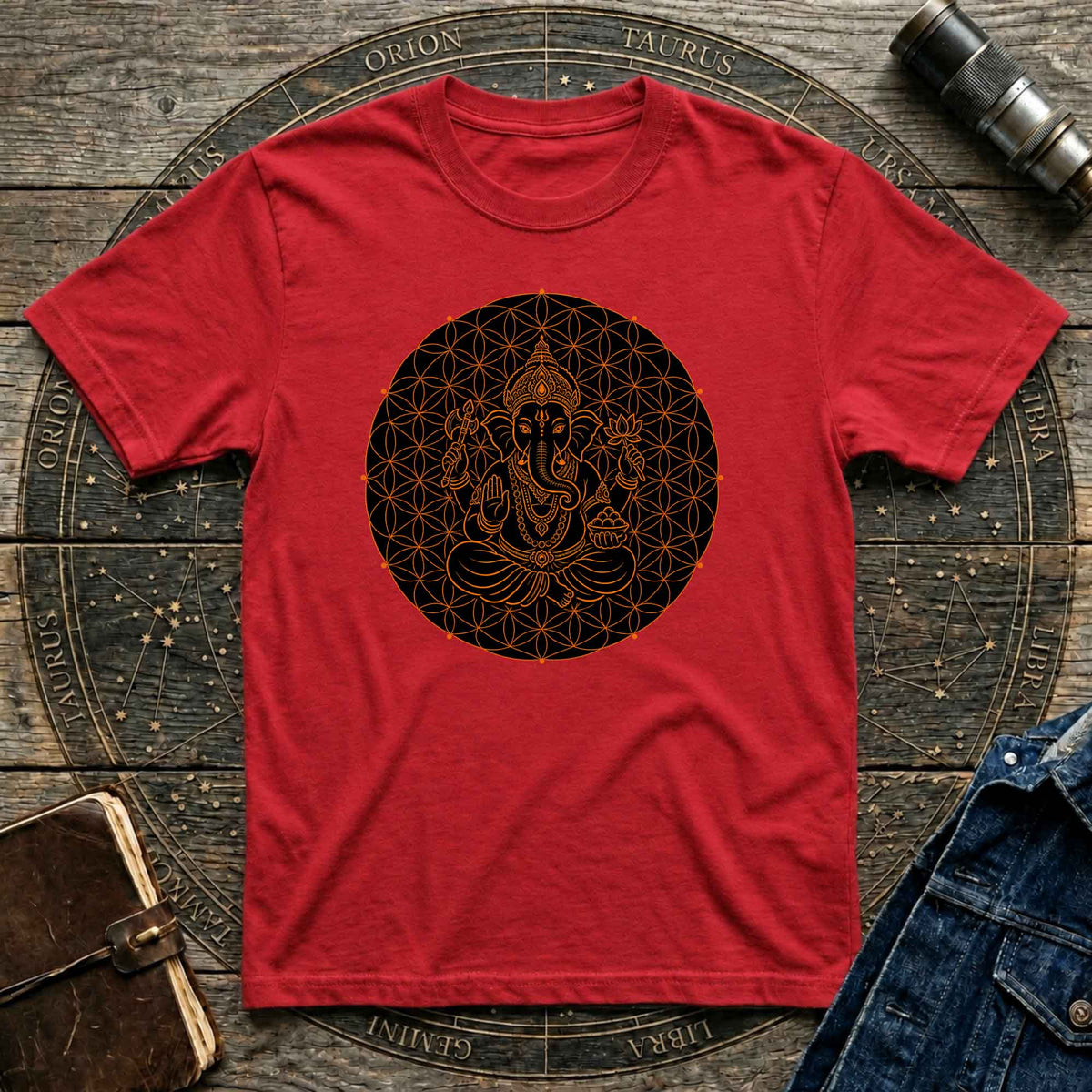 Ganesh Mandala Vivid  T-Shirt