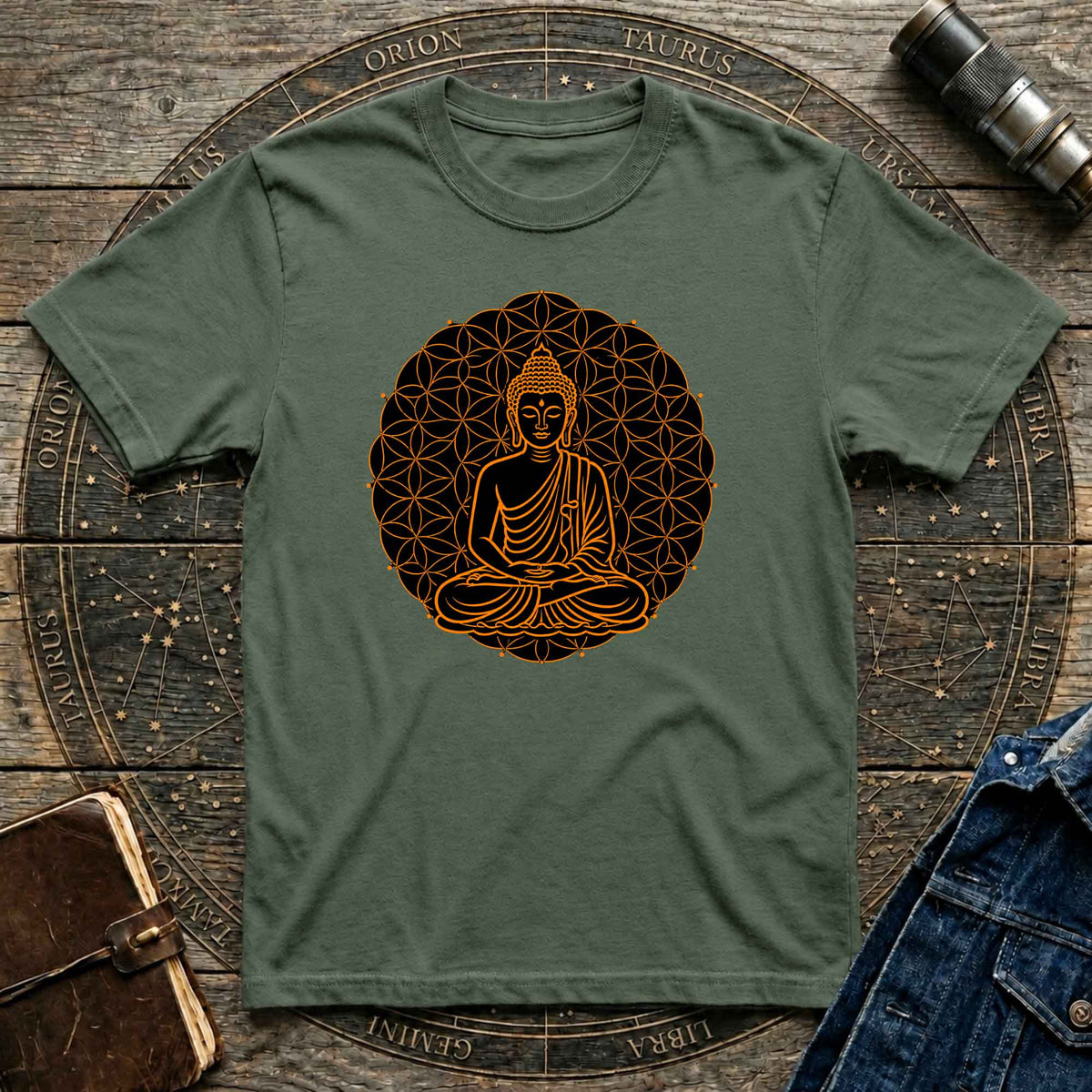 Vivid Buddha Mandala tee