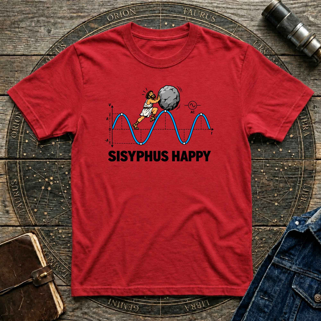 Sisyphus happy Science T-shirt