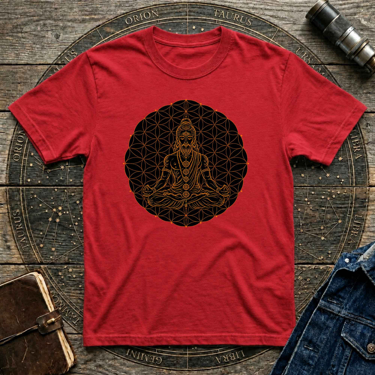 Cosmic Yogi Mandala T-Shirt