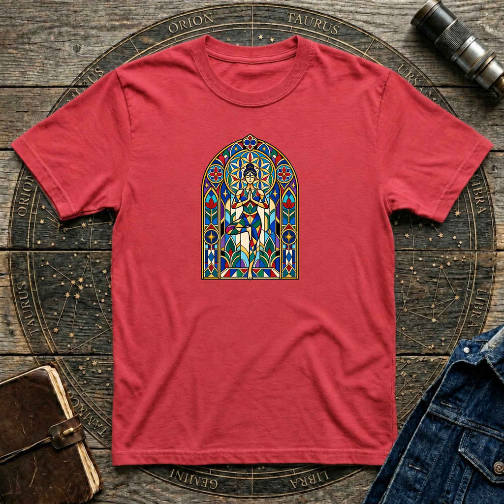 Stained Window Yogi T-shirt