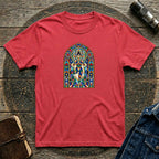 Stained Window Yogi T-shirt