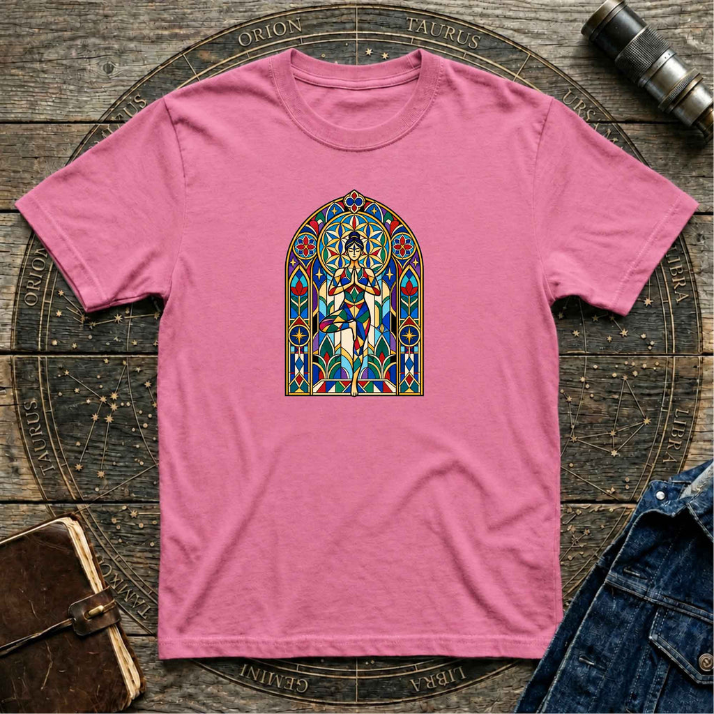 Stained Window Yogi T-shirt