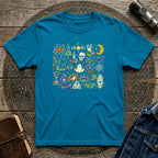 Mystic Symbols Halloween Graphic T-Shirt