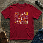 Mystic Symbols Halloween Graphic T-Shirt