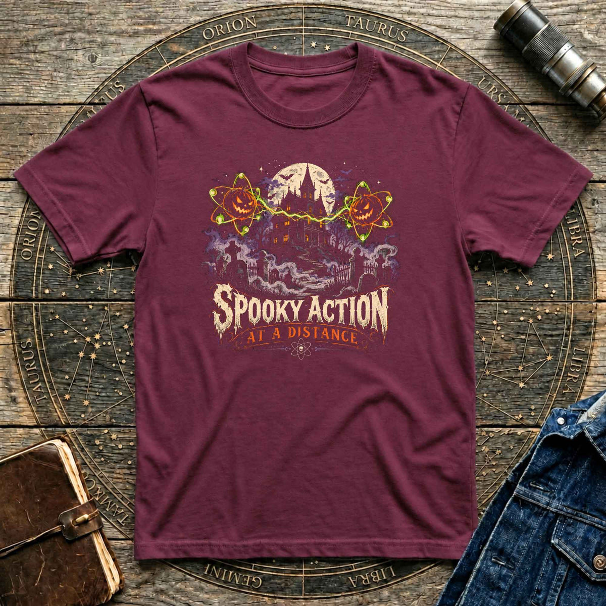 Halloween T-Shirt Spooky Action At A Distance