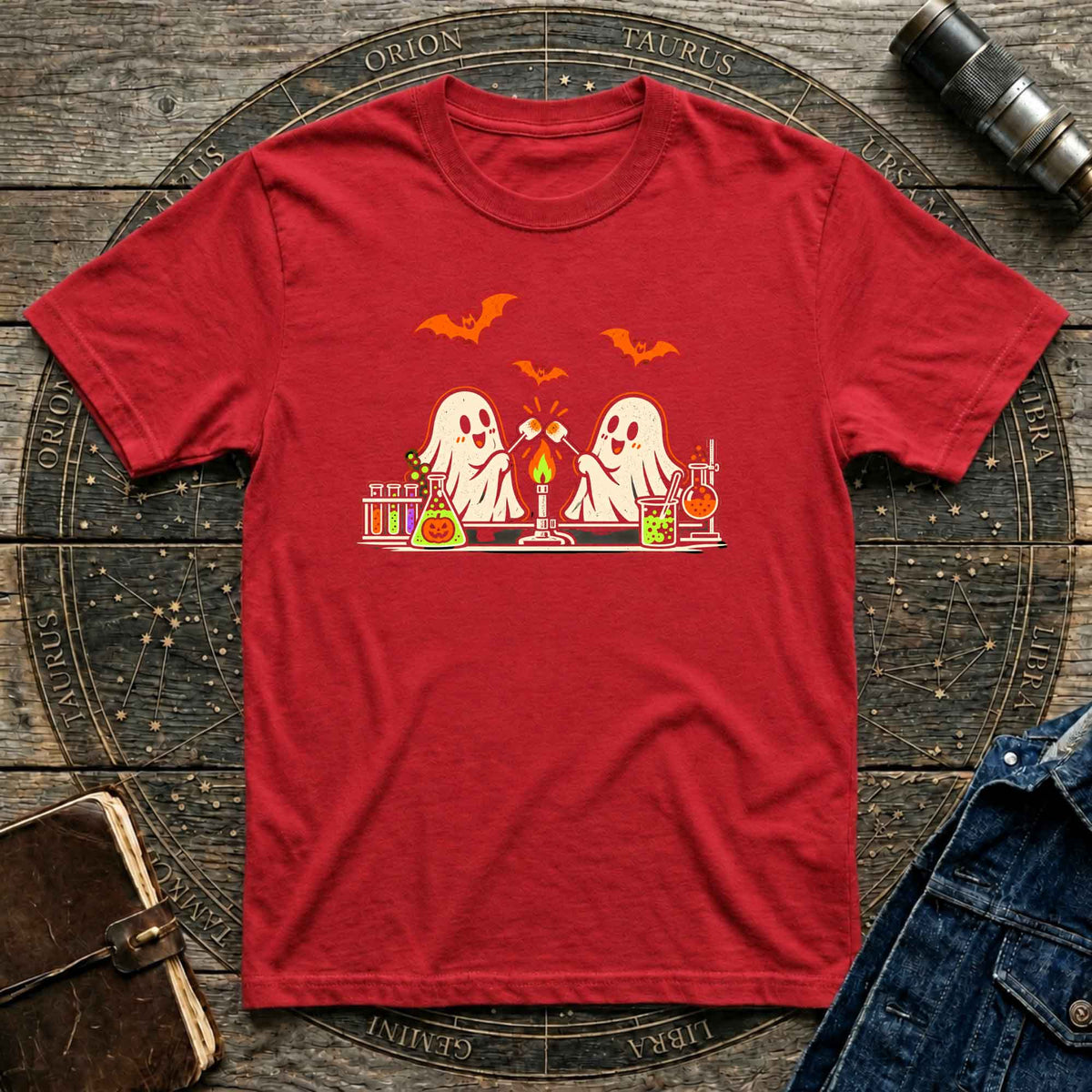 Halloween Ghost Chemistry T-Shirt