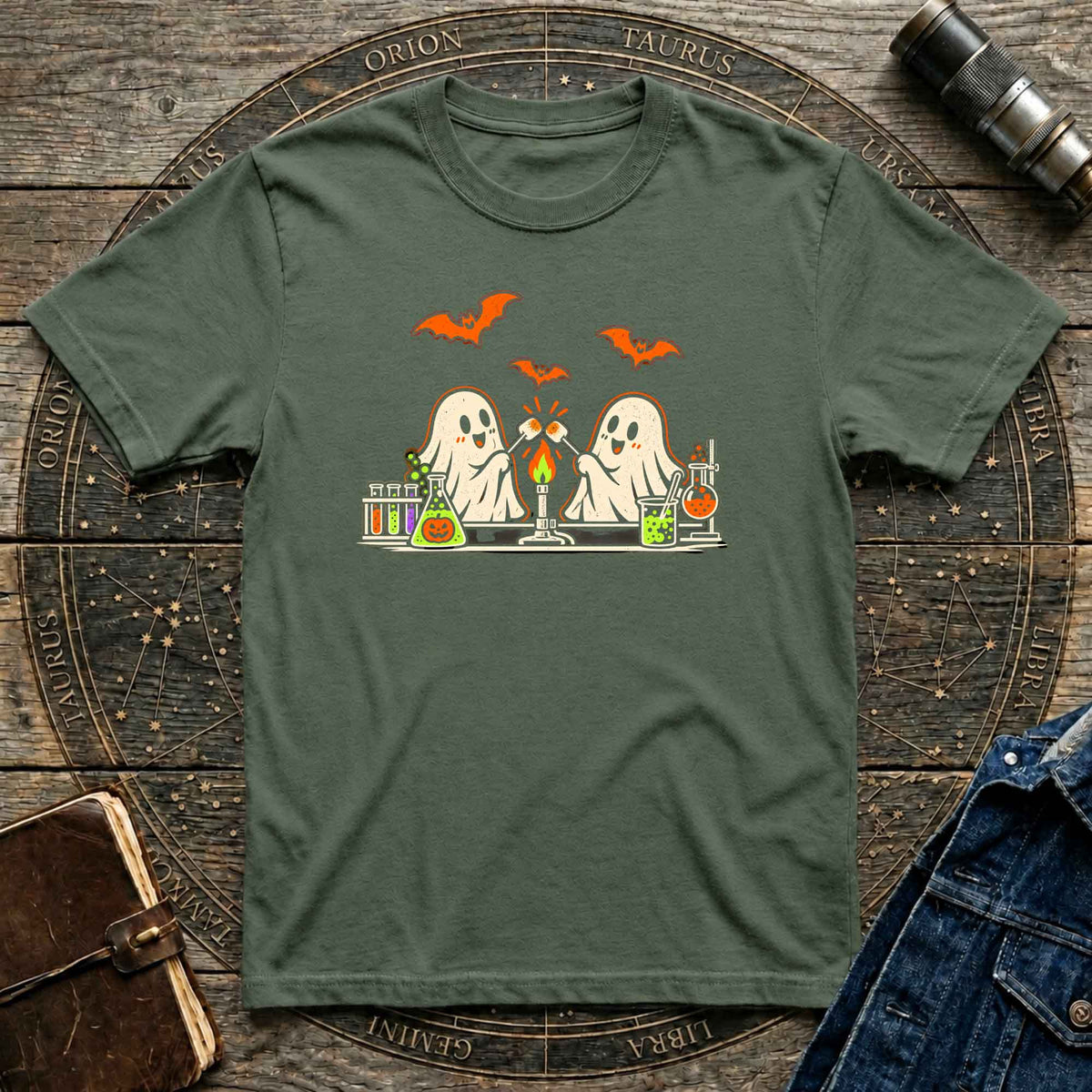 Halloween Ghost Chemistry T-Shirt