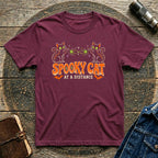 Halloween T-Shirt Vintage Spooky Cat