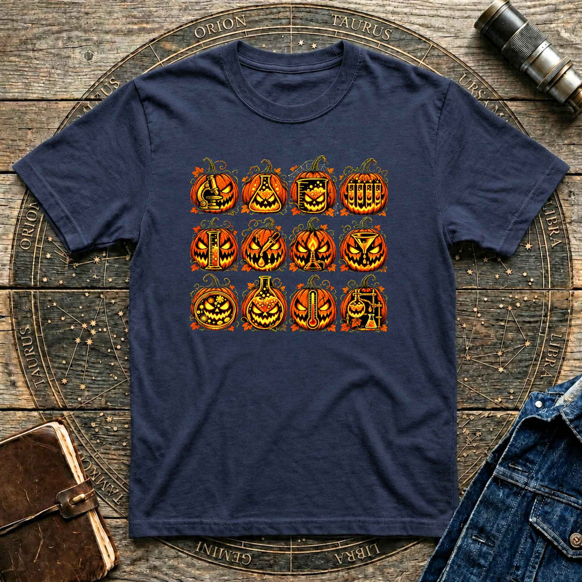 Halloween T-Shirt Pumpkin Lab Instruments