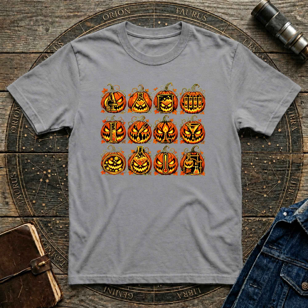 Halloween T-Shirt Pumpkin Lab Instruments