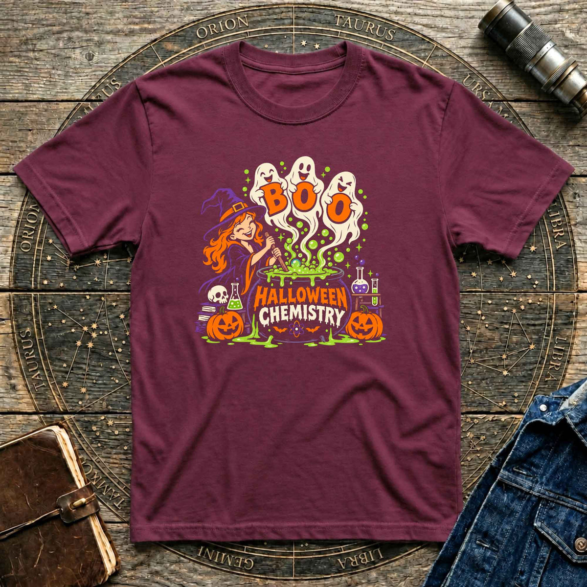 Halloween Chemistry Young Witch T-shirt