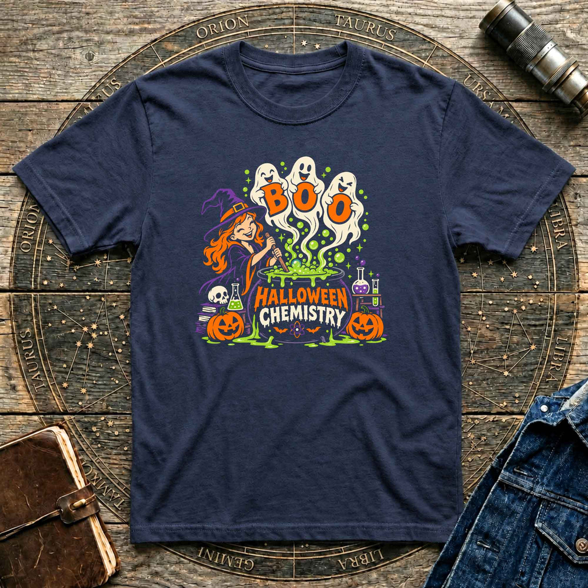 Halloween Chemistry Young Witch T-shirt