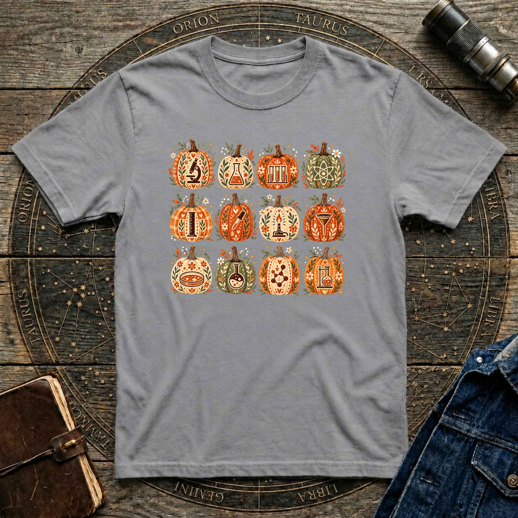 Halloween T-Shirt Boho Lab Pumpkins
