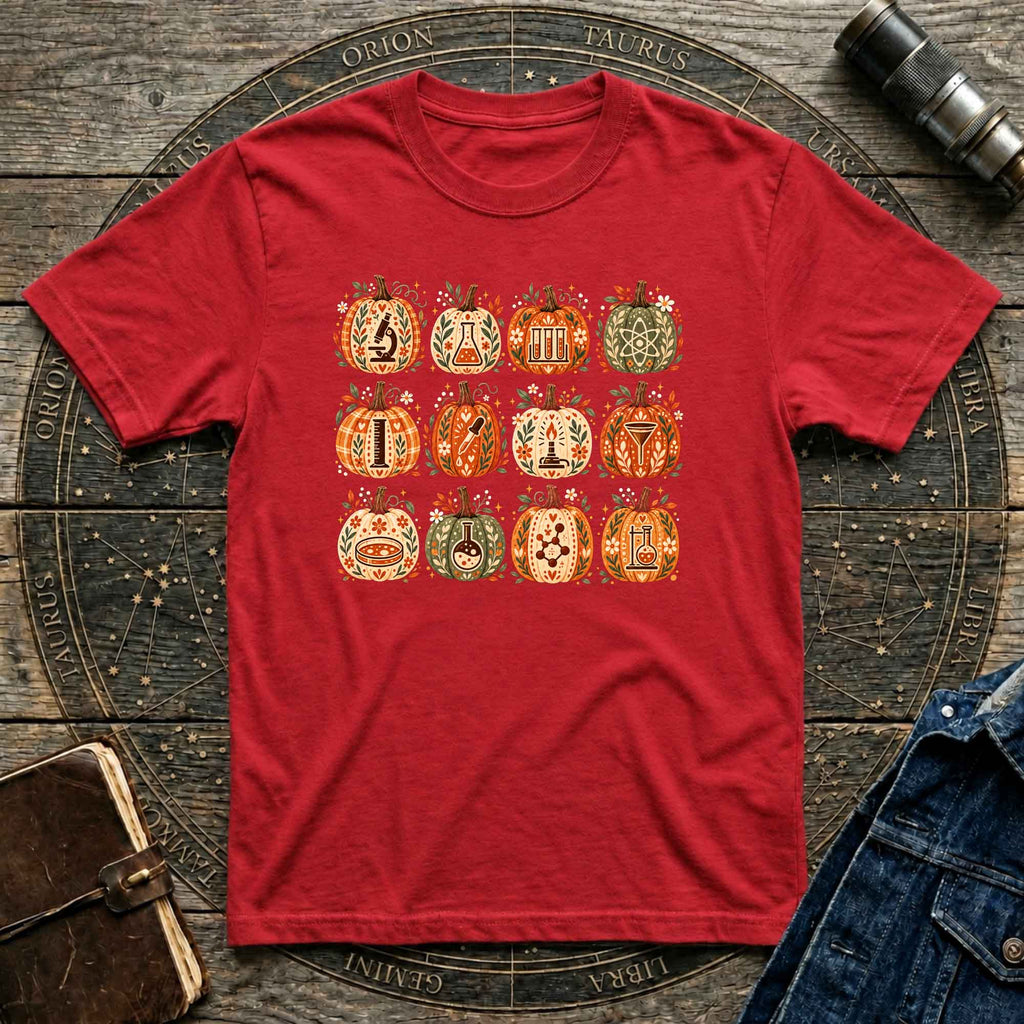 Halloween T-Shirt Boho Lab Pumpkins
