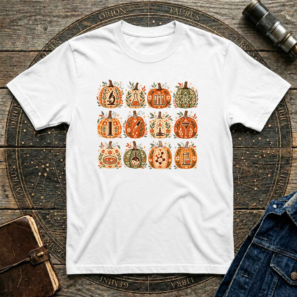 Halloween T-Shirt Boho Lab Pumpkins