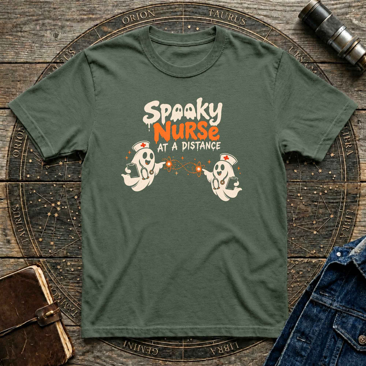 Halloween T-Shirt Spooky Nurse At A Distance