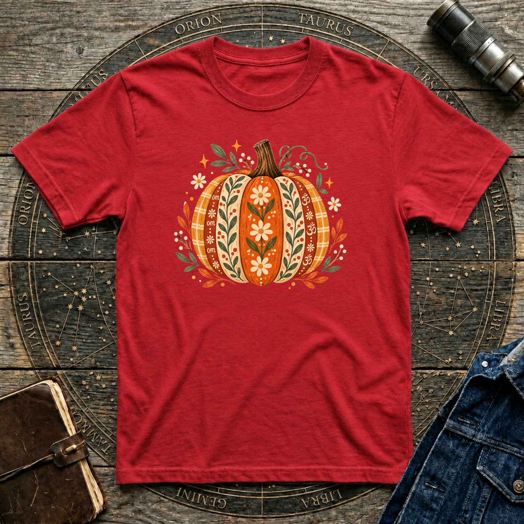 Halloween T-Shirt Boho OM Pumpkin
