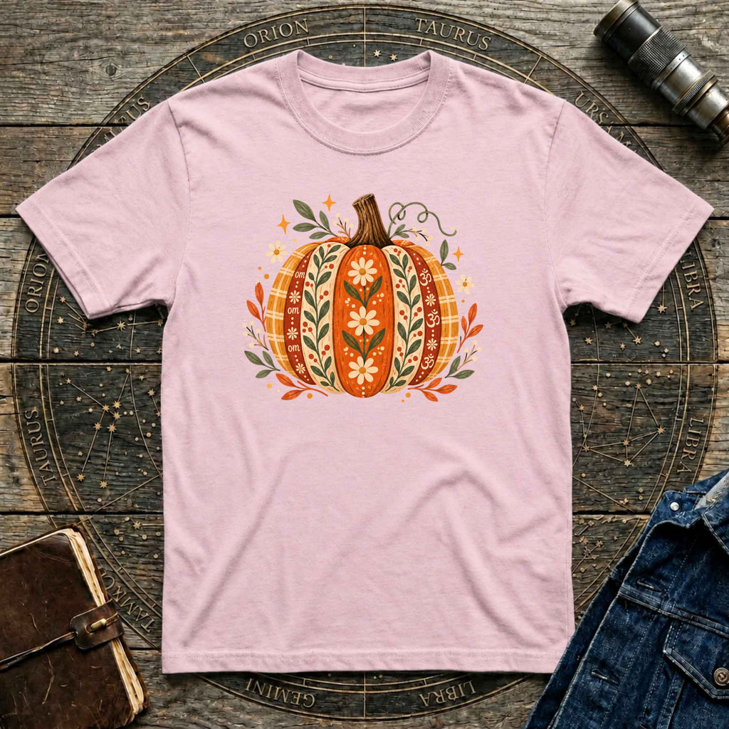 Halloween T-Shirt Boho OM Pumpkin