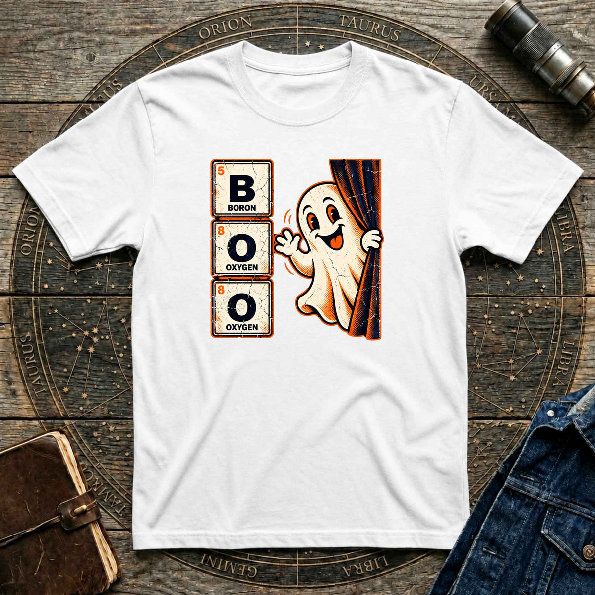 Halloween T-Shirt Science Boo Ghost