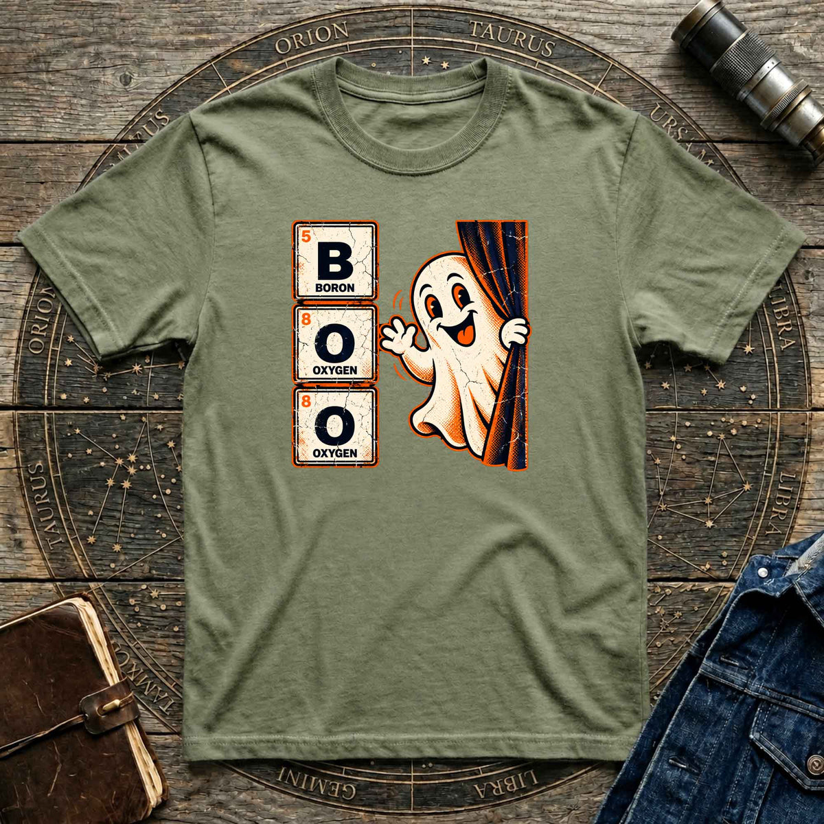 Halloween T-Shirt Science Boo Ghost