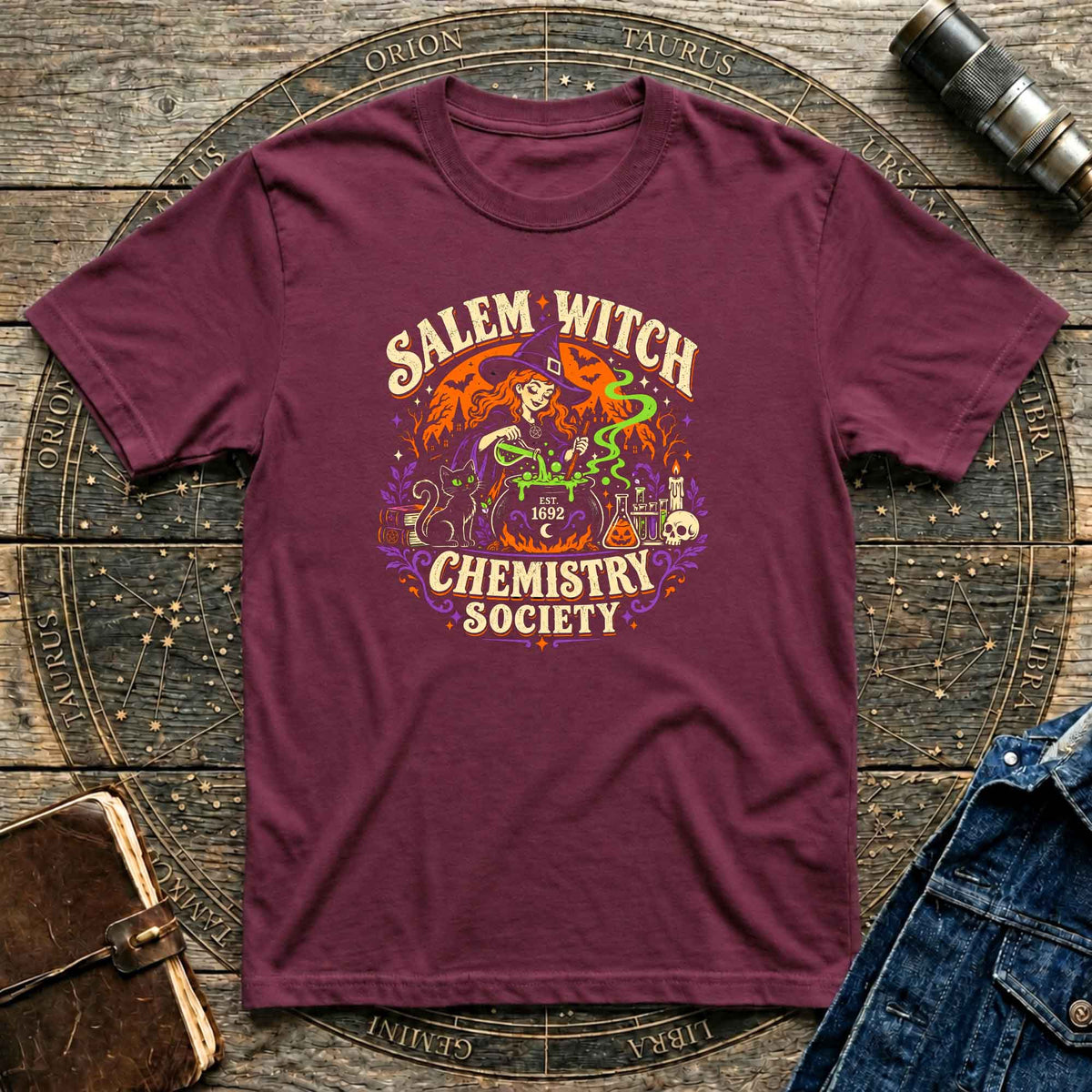 Halloween T-Shirt Salem Witch