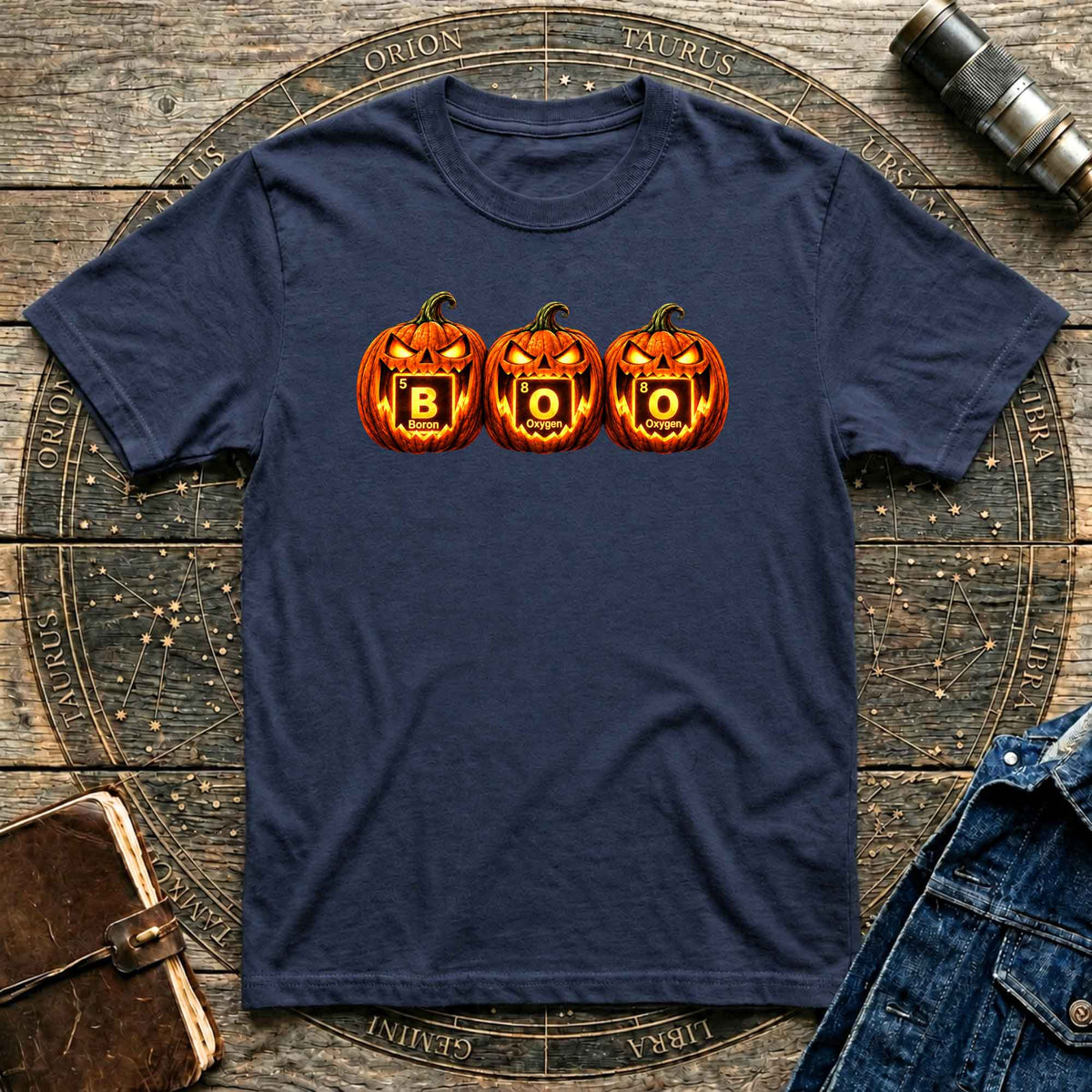 Halloween T-Shirt Scary Science Pumpkins