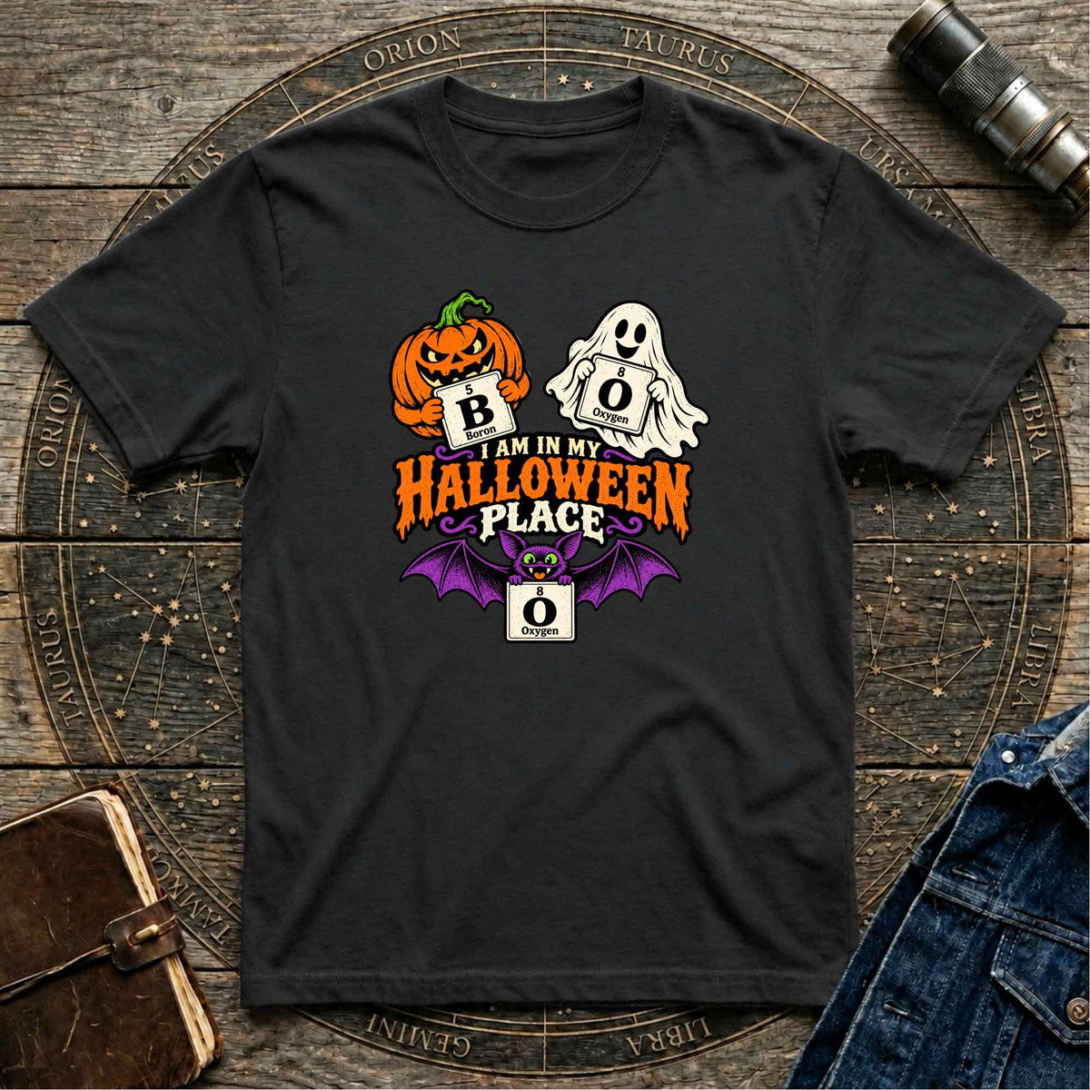 Halloween Black T-Shirt Halloween Place
