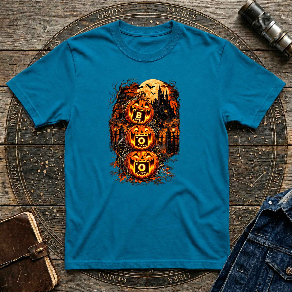Halloween T-Shirt Haunted Science Pumpkins