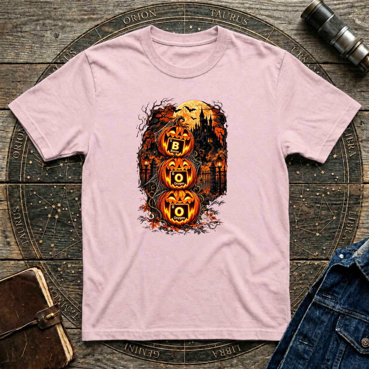 Halloween T-Shirt Haunted Science Pumpkins