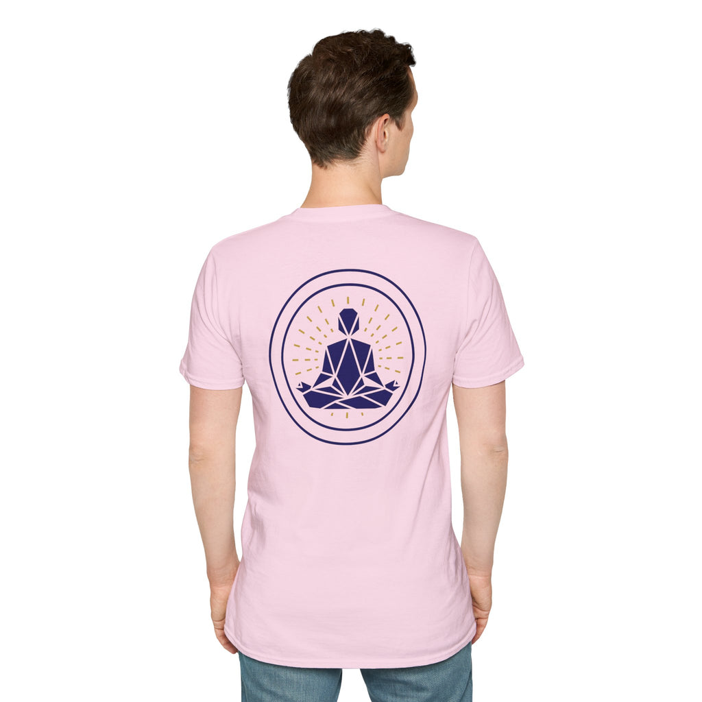 Blue Meditating Yogi Back Only Design
