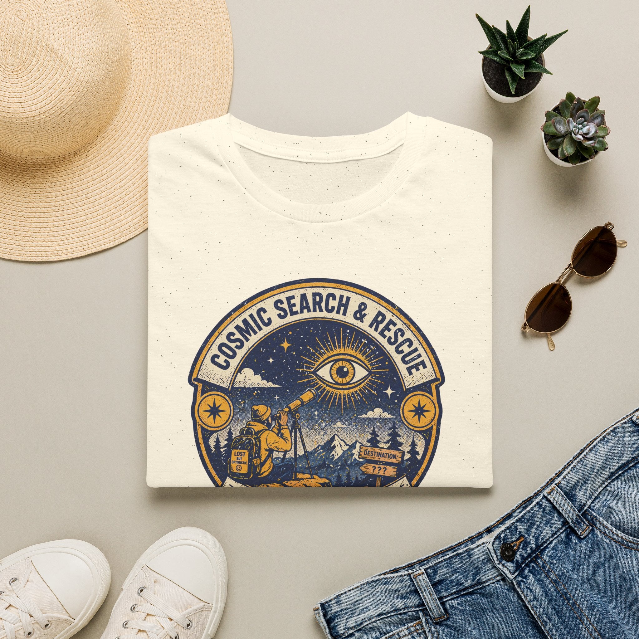 Cosmic Search & Rescue For Finding Own Self Graphic T-Shirt