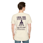 Lost Soul White Tee — Minimal Everyday T-Shirt (back print only)