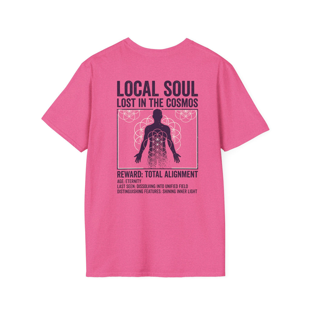 Lost Soul White Tee — Minimal Everyday T-Shirt (back print only)