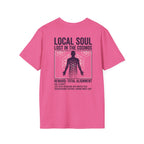 Lost Soul White Tee — Minimal Everyday T-Shirt (back print only)