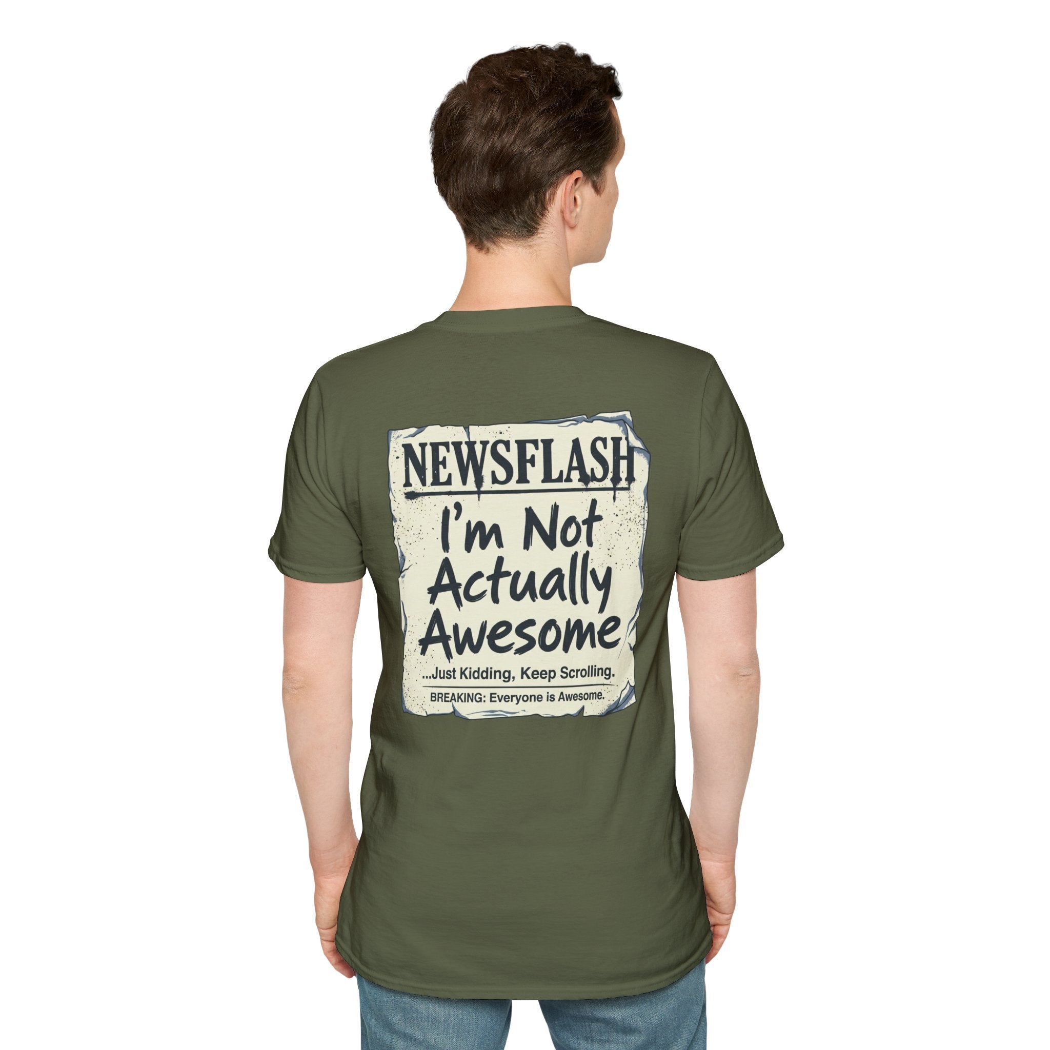 Not Awesome Humour T-shirt