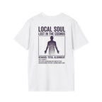 Lost Soul White Tee — Minimal Everyday T-Shirt (back print only)