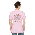 Peace Love Back Design T-shirt