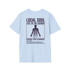 Lost Soul White Tee — Minimal Everyday T-Shirt (back print only)