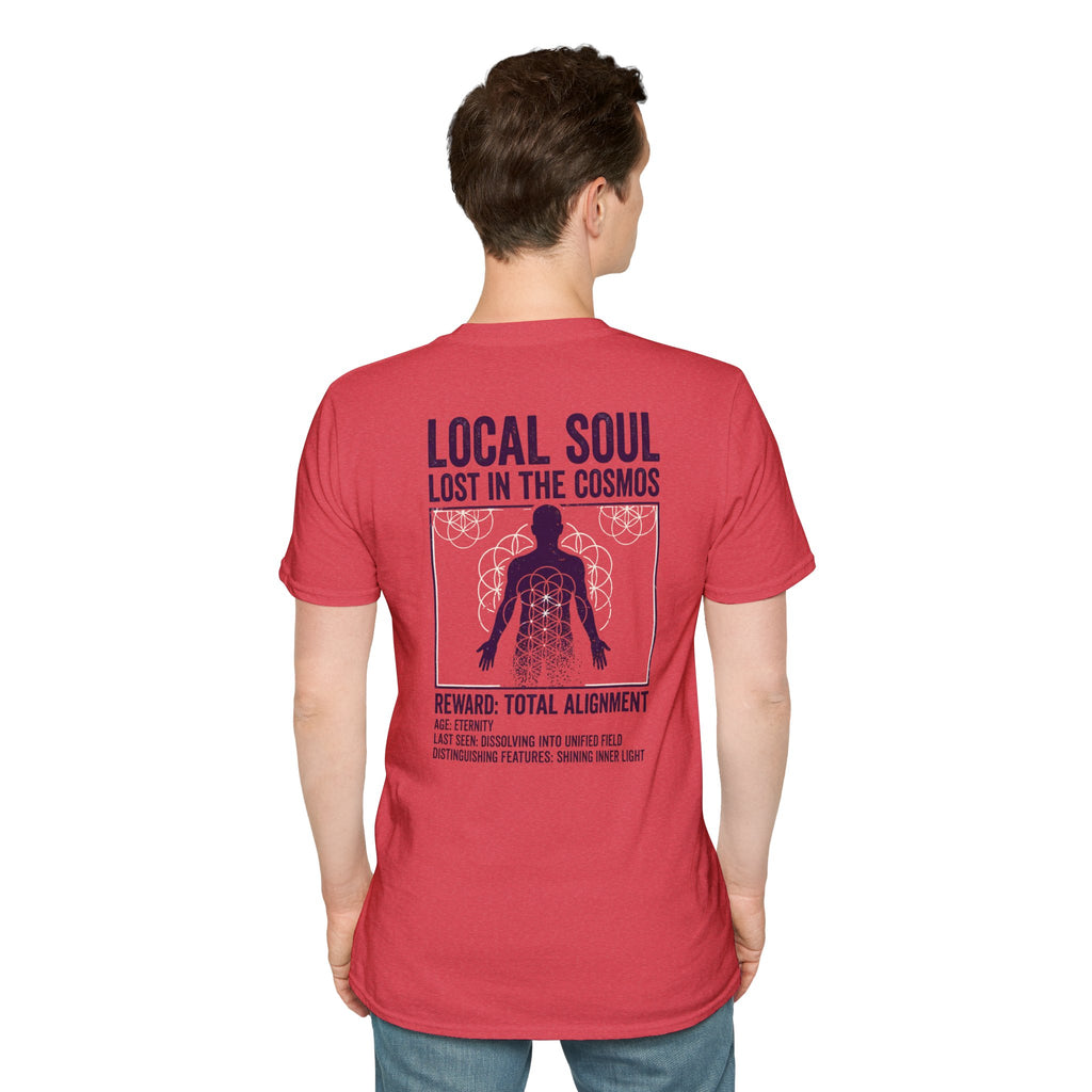 Lost Soul White Tee — Minimal Everyday T-Shirt (back print only)