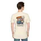 Glass half full T-shirt - Back design