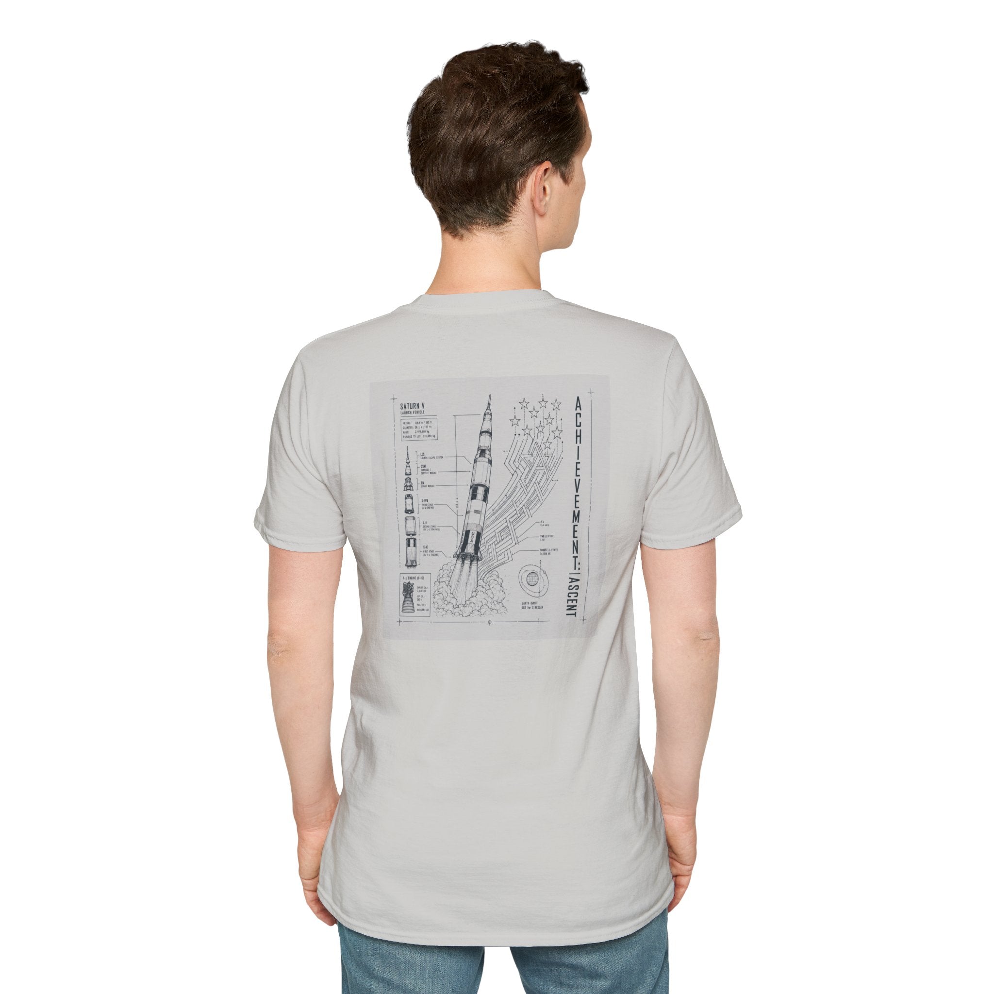 Rocket Blue print T-Shirt