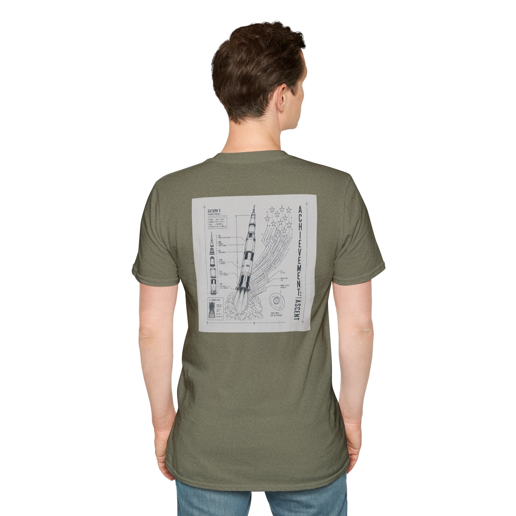 Rocket Blue print T-Shirt