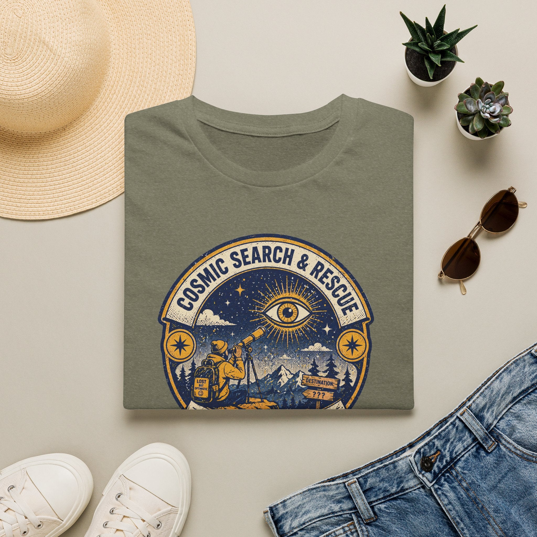 Cosmic Search & Rescue For Finding Own Self Graphic T-Shirt