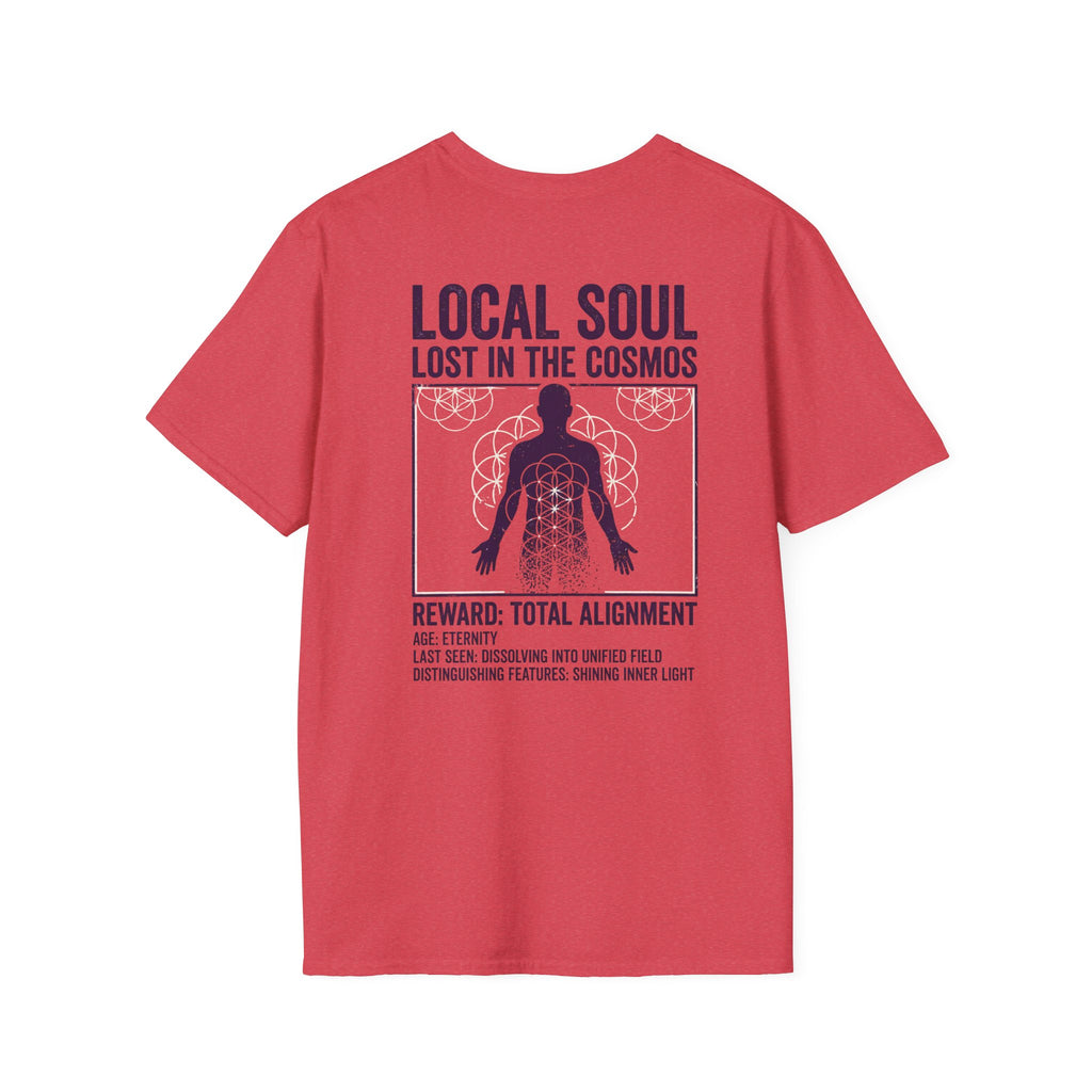 Lost Soul White Tee — Minimal Everyday T-Shirt (back print only)